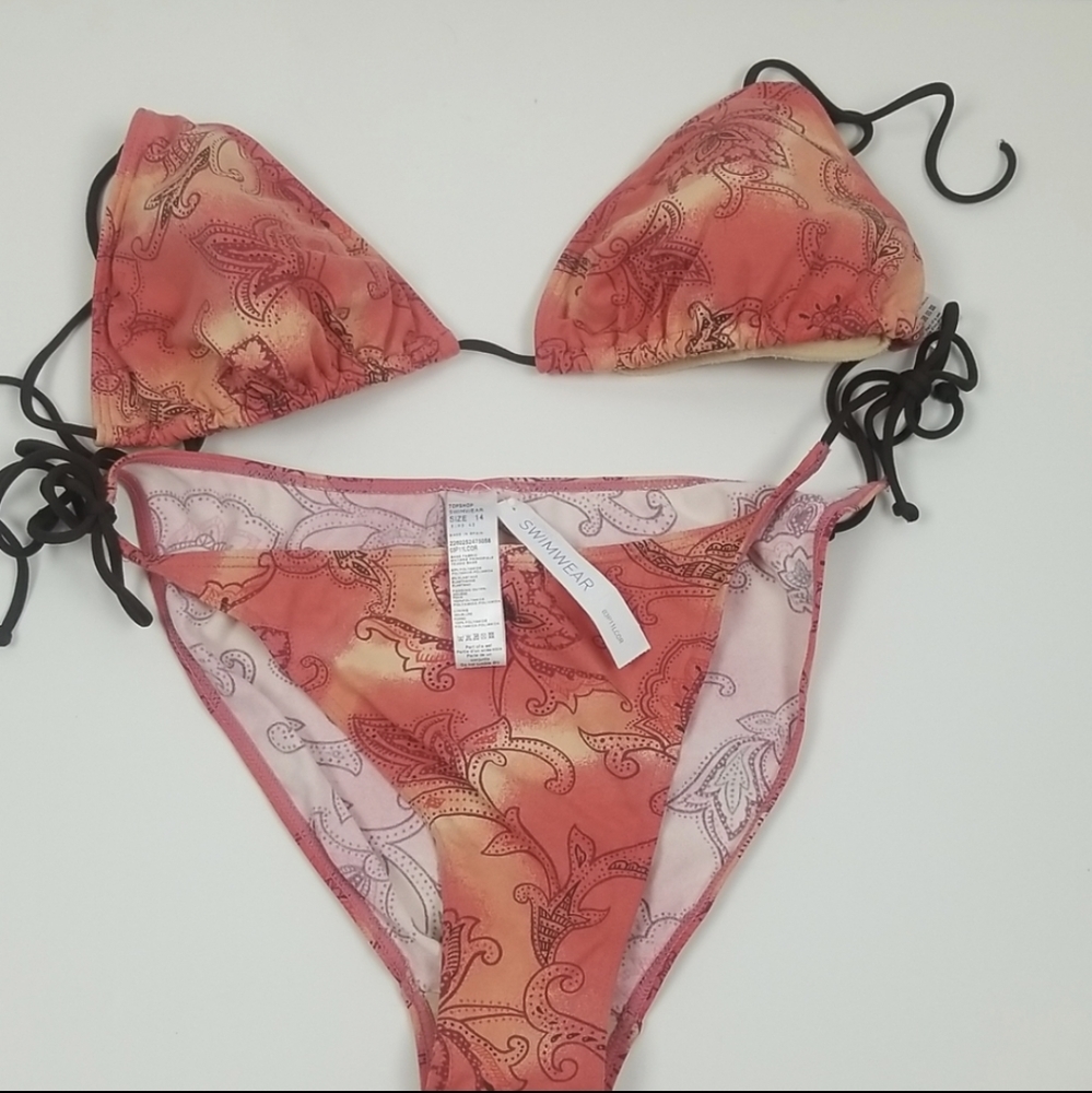 NWT Topshop Bikini Size 14
